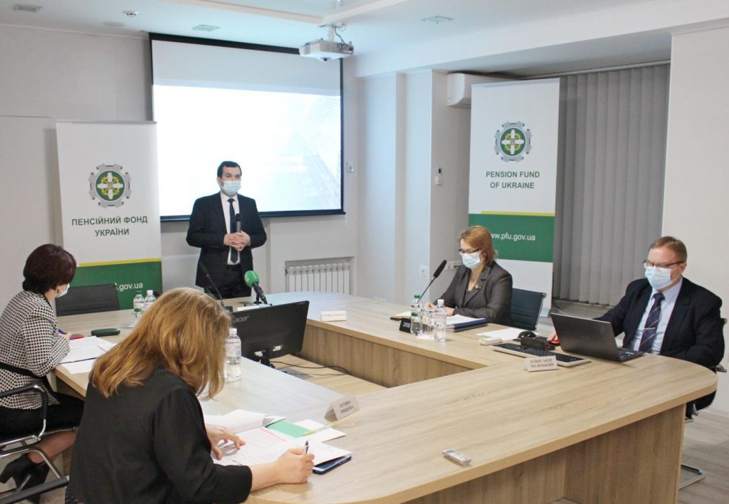 Голова правління Пенсійного фонду України Євгеній Капінус прозвітував про роботу та виконання бюджету Пенсійного фонду України у 2020 році 21 1024x708