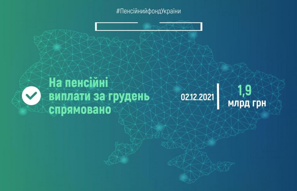Пенсійний фонд України розпочав фінансування пенсій грудня 02.12.2021 fin 2 1024x658