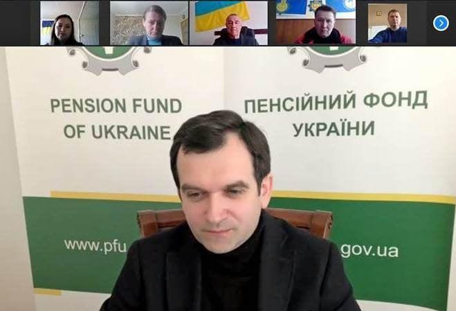 Голова правління Пенсійного фонду України Євгеній Капінус взяв участь у засіданні колегії при начальнику Головного управління Пенсійного фонду України в Київській області. 29.04.2022 zasidannya kolegiyi GU PFU v Kyyivskij obl