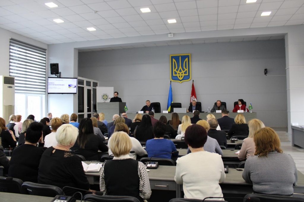 Голова правління Пенсійного фонду України Євгеній Капінус взяв участь у засіданні колегії при начальнику Головного управління Фонду у Київській області IMG 2586 1024x683