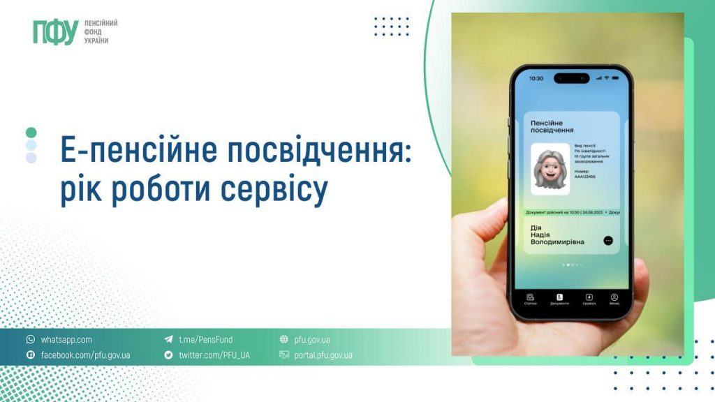 Е-пенсійне посвідчення: рік роботи сервісу FB Pensiyi 11 1024x576