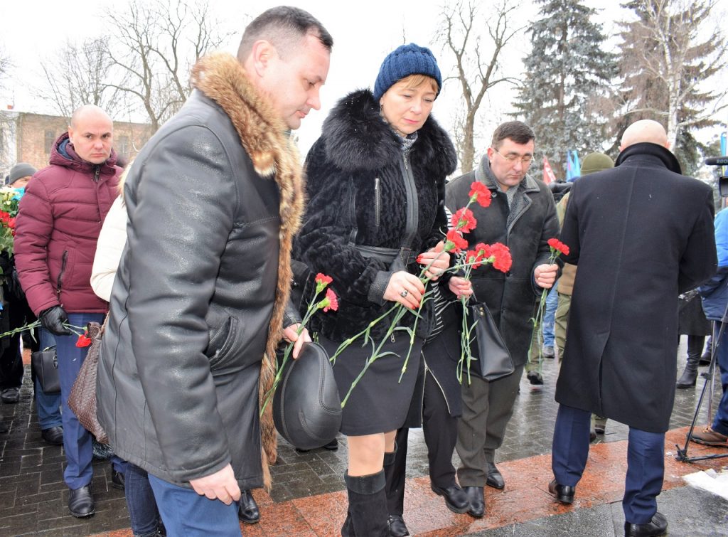 1 20190122 Den Sobornosti DSC 0450 1024x755 - З нагоди 100-річчя Дня Соборності вшанували борців за українську державність