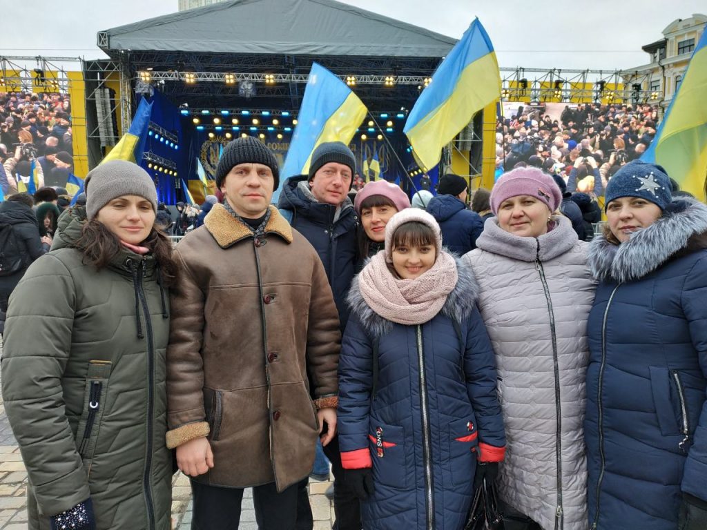20190123 Tulchyn DenSob 2 1024x768 - Пенсійники Вінниччини відзначили 100 років Соборності України