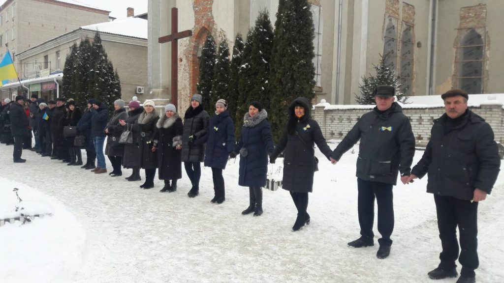 Пенсійники Вінниччини відзначили 100 років Соборності України 20190123 Tulchyn DenSob 3 1024x576 - Пенсійники Вінниччини відзначили 100 років Соборності України