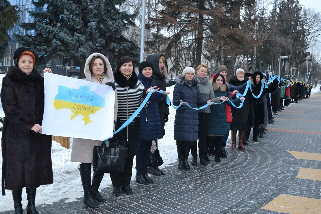 Пенсійники Вінниччини відзначили 100 років Соборності України 20190123 mVinnytsya DenSob 2 1024x683 - Пенсійники Вінниччини відзначили 100 років Соборності України