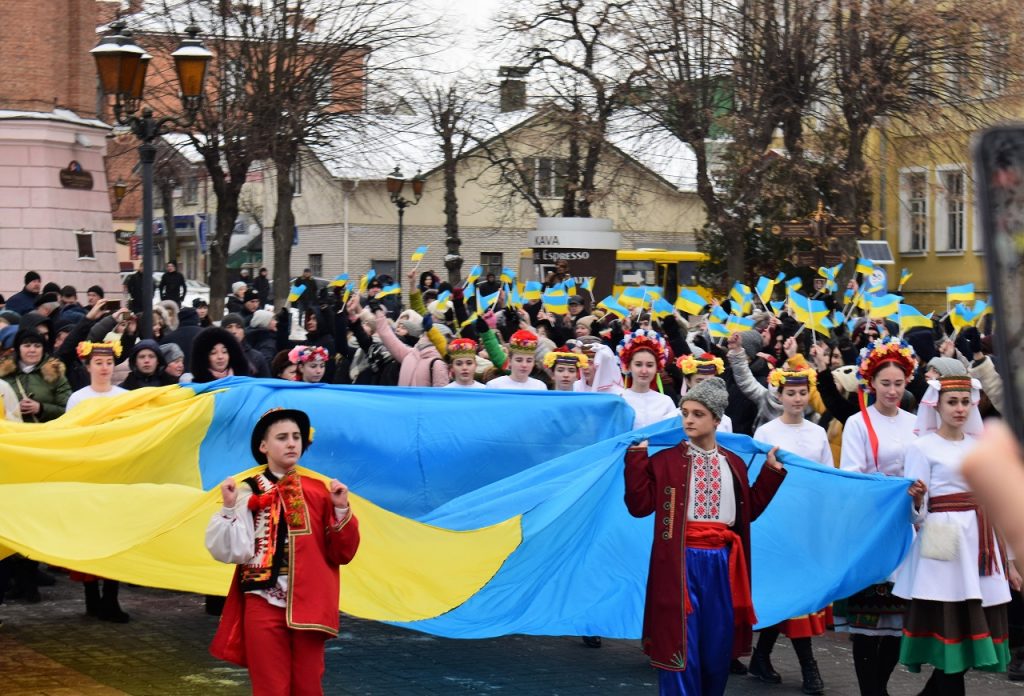 6 20190122 Den Sobornosti DSC 0464 1024x696 - З нагоди 100-річчя Дня Соборності вшанували борців за українську державність