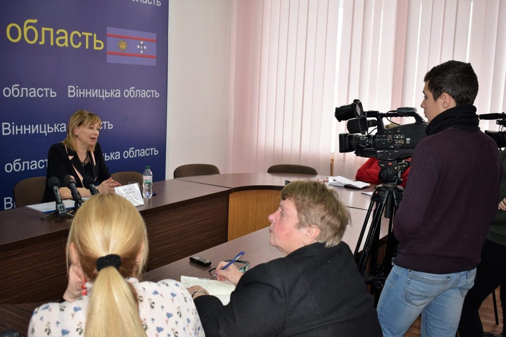 3 20190226 KorchakaOS pres konferentsiya 1024x682 - «Пенсійний фонд Вінниччини стовідсотково готовий з  березня розпочати виплату проіндексованих пенсій», - Олена Корчака під час прес-конференції