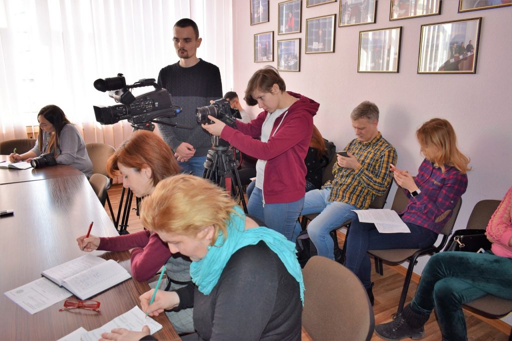 5 20190218 KorchakaOSpres konf 1024x682 - Олена Корчака розповіла медійникам Вінниччини про порядок виплати монетизованих субсидій пенсіонерам