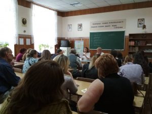 03E0BE20 F4A7 4F55 B548 93E2496E44D6 300x225 - Зустріч працівників Центрального об’єднаного управління Пенсійного фонду України в м. Одесі зі студентською молоддю