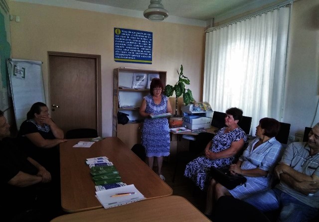 090818 golov foto1 1 - На Голованівщині пенсійники спілкуються із безробітними громадянами під час семінарів