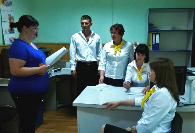 100818 mv foto 1 - Популяризація сервісів Пенсійного фонду – під час роботи із банківськими установами у Маловисківському районі