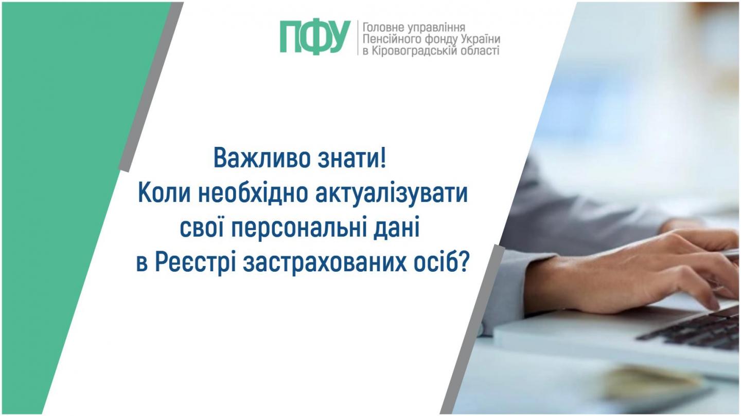 1 12 - Важливо знати! Коли необхідно актуалізувати свої персональні дані в Реєстрі застрахованих осіб?