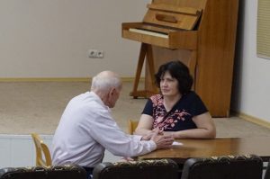 DSC07645 300x199 - Зустріч з пацієнтами військового госпіталю у м.Дніпро