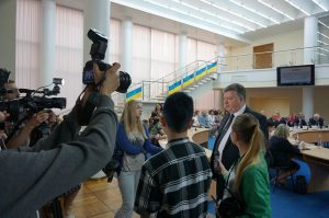 DSC08251 300x199 - «Наша мета — нагадати бізнесу про соціальну відповідальність», — голова правління Пенсійного фонду України під час робочої поїздки до Дніпра