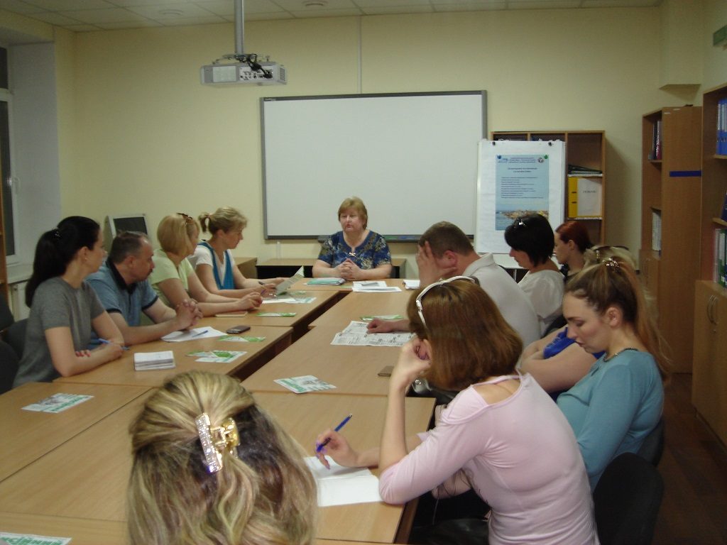 DSC09134 1024x768 - Спеціалісти  Центрального відділу обслуговування громадян (сервісний центр) провели лекцію для безробітніх