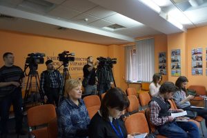 DSC03007 1 300x200 - Медійникам області розповіли про перерахунок пенсій з 1 березня 2019 року та виплату субсидій
