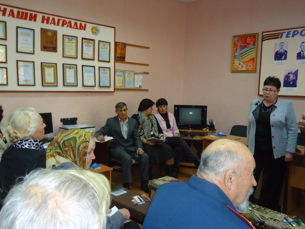DSC00583 1024x768 - Ветеранам Приазов’я про новини у пенсійному забезпеченні