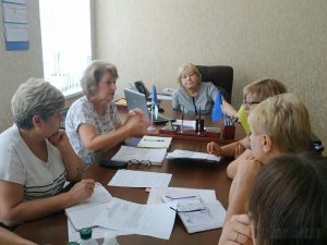 81 spilna narada z podatkovoyu 300x225 - Питання співпраці щодо погашення заборгованості до бюджету Фонду обговорено у м. Покровську