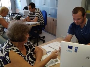 TSNAP v d rob m stse 300x224 - На Марківщині фахівці Фонду всебічно висвітлили для громадян питання пенсійного забезпечення