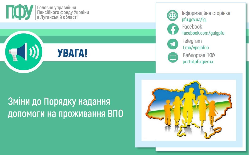 09 04 4 1 - Зміни до Порядку надання допомоги на проживання ВПО