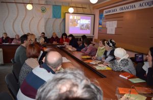 DSC 0389 300x196 - Начальник головного управління Фонду Львівської області взяла участь у засіданні Ради Громадської організації «Львівської обласної асоціації Всеукраїнської організації Союз осіб з інвалідністю України»