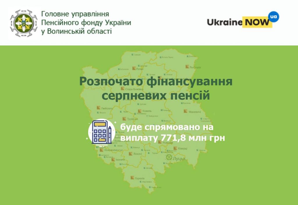 finansuvannya rozpochato 082020 1024x706 - Розпочато фінансування серпневих пенсій