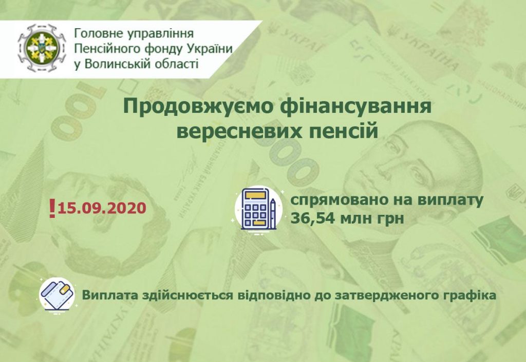 finansuvannya shhoden15 092020 1024x706 - Продовжуємо фінансування вересневих пенсій