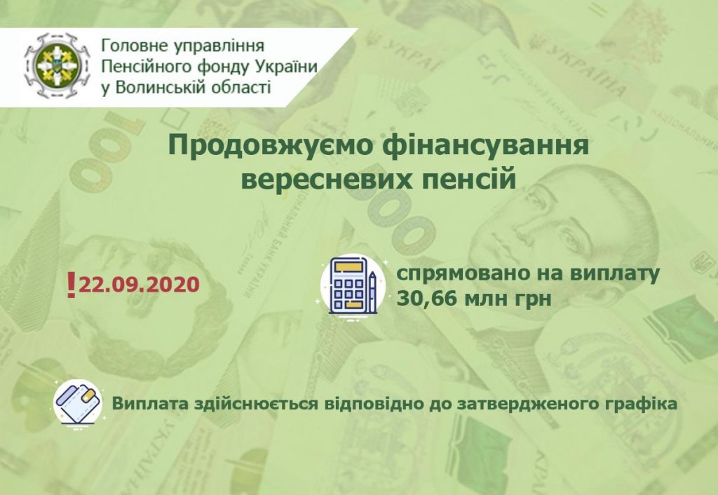 finansuvannya shhoden22 092020 1024x706 - Триває фінансування вересневих пенсій