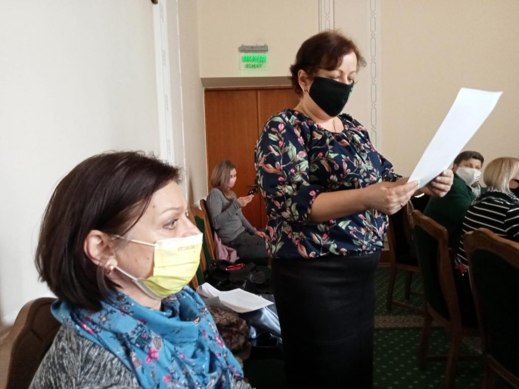 IMG20210401113911 1024x768 - Пенсійники взяли участь у “круглому столі” з питань соціального захисту родин загиблих в АТО/ООС