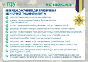 FACEBOOK 7 1 300x213 - Щомісячна грошова виплата Захисникам та Захисницям України, нагородженими відзнакою "Хрест бойових заслуг"