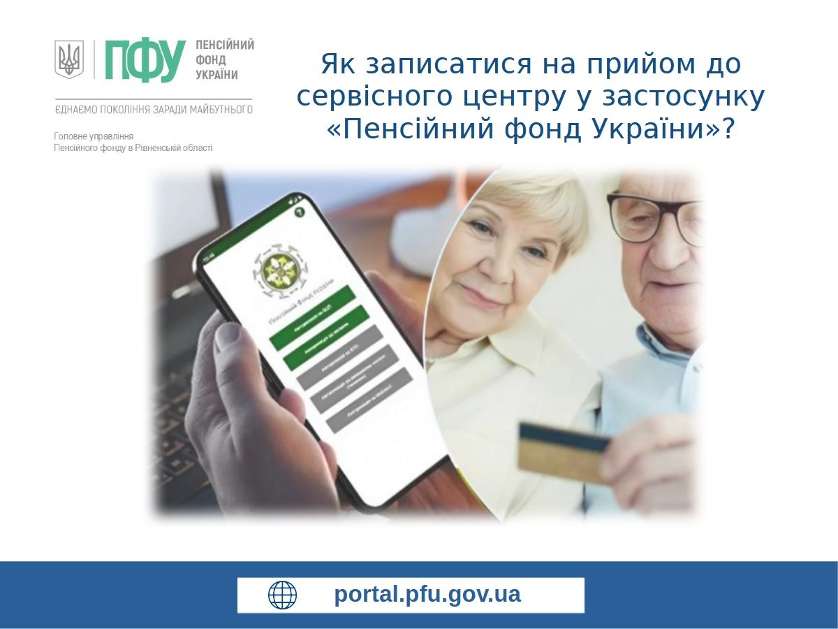 Як записатись на прийом до сервісного центру у застосунку “Пенсійний фонд України” Prezentatsiya Finansuvannya 2 - Як записатись на прийом до сервісного центру у застосунку “Пенсійний фонд України”