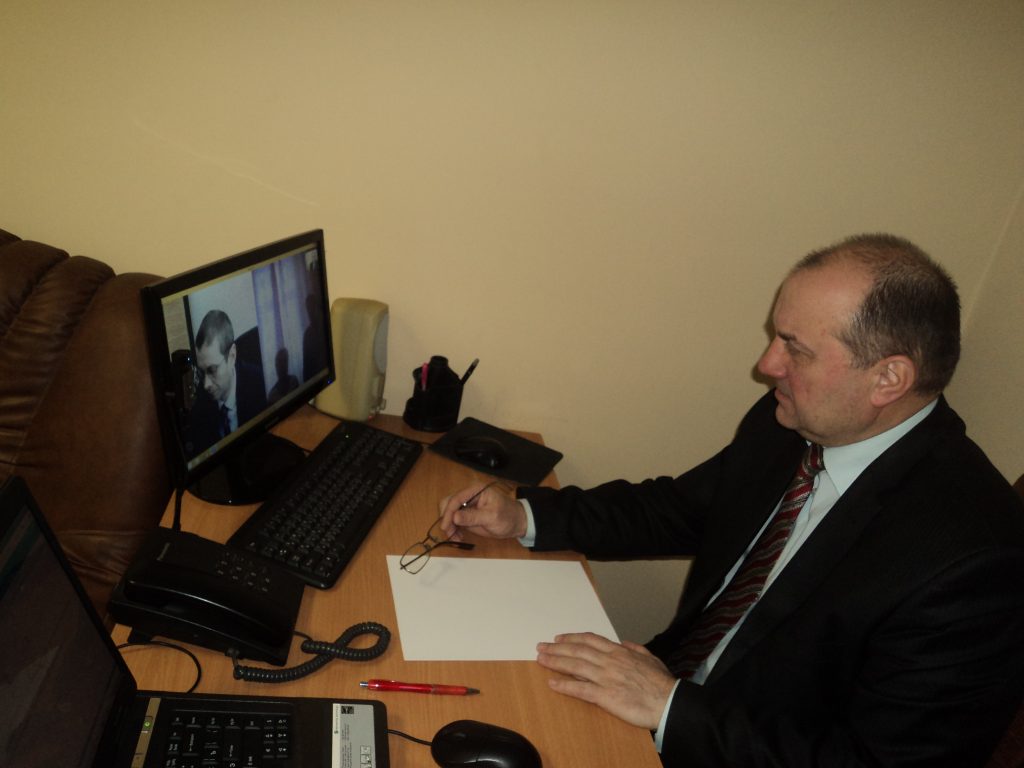 DSC03254 1024x768 - Про зміни в пенсійному законодавстві – під час відеоприйому громадян