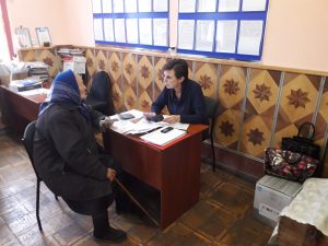 20190314 091752 300x225 - Про перерахунок пенсій та субсидію фахівці Пенсійного фонду області інформували мешканців краю під час виїзних днів та на віддалених робочих місцях