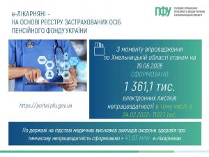 elektronni lystky nepratsezdatnosti  300x225 - У Хмельницькій області станом на 19.06.2026 року сформовано 1361,1 тис. електронних листків непрацездатності